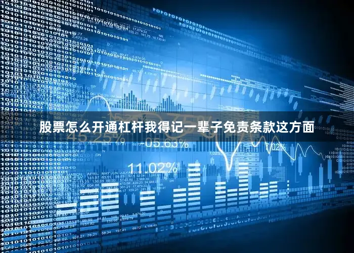 股票怎么开通杠杆我得记一辈子免责条款这方面